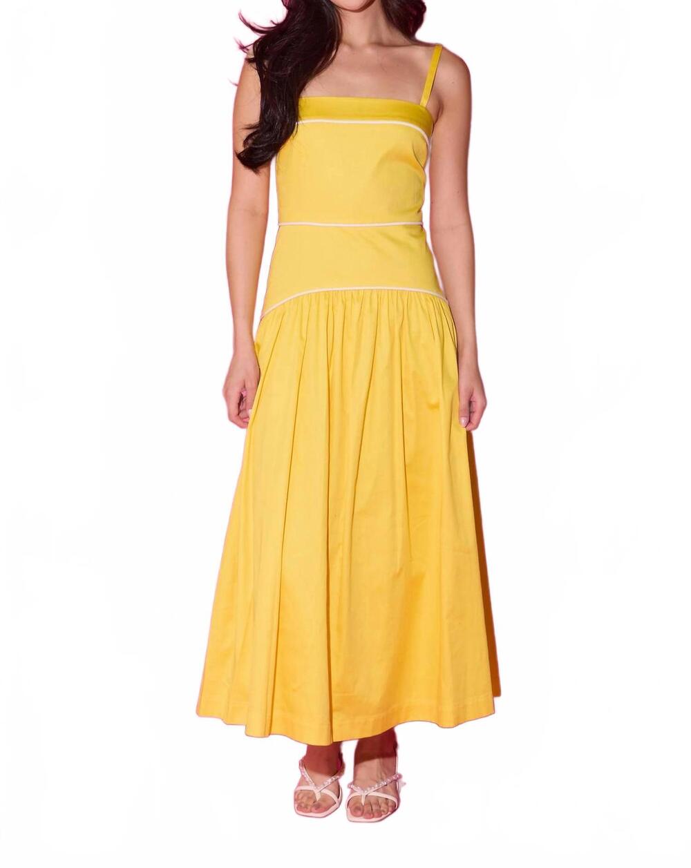 NEW ALDEN ADAIR riley dress in daffodil